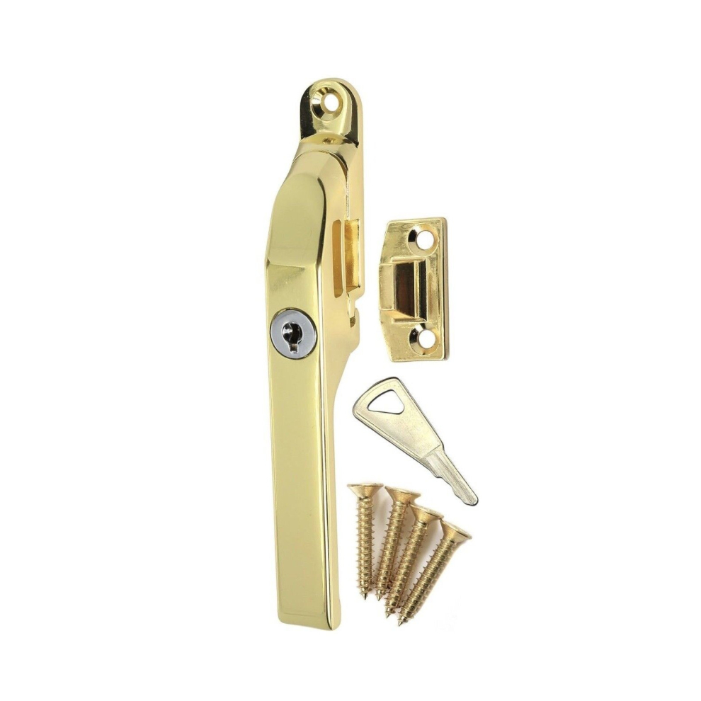 Window Locking Fastener Brassed