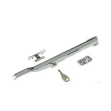 10" Lockable Window Stay Chrome
