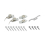 GTV MITO Plus Wardrobe Sliding Door System Replacement Wheels Set Only 2