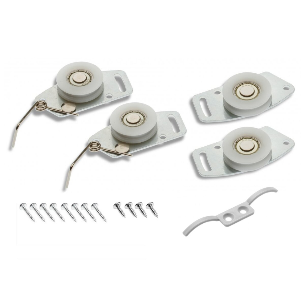 MITO Plus Wardrobe Sliding Door System Replacement Wheels Set Only