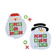 Christmas Santa or Snowman Noughts & Crosses Game (R)