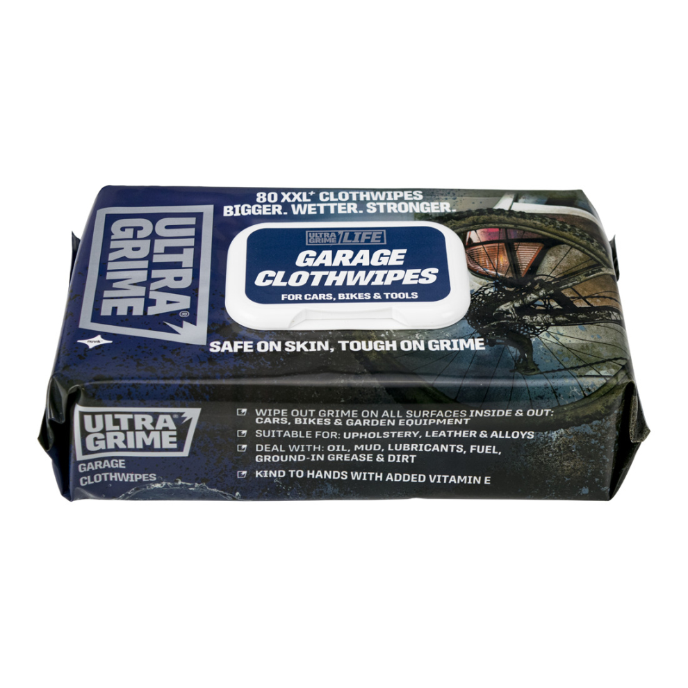 UltraGrime LIFE Garage XXL+ Clothwipes 80 Pack X 4