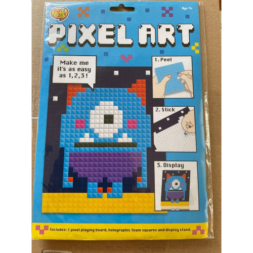 Alien Pixel Art Mosaic Craft Kit (R)