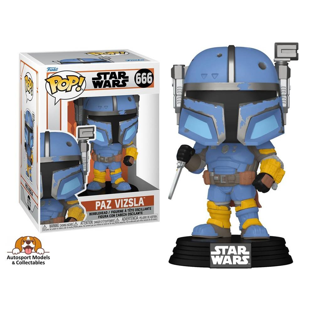 Funko Star Wars: The Mandalorian Paz Vizsla Pop! Vinyl Figure #666