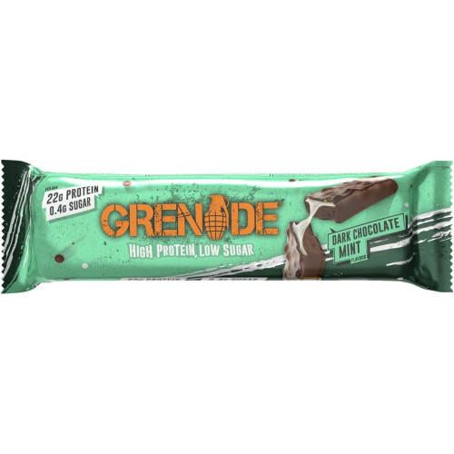 Grenade Grenade High Protein, Low Sugar Bar - Dark Chocolate Mint, 12 x 60 g