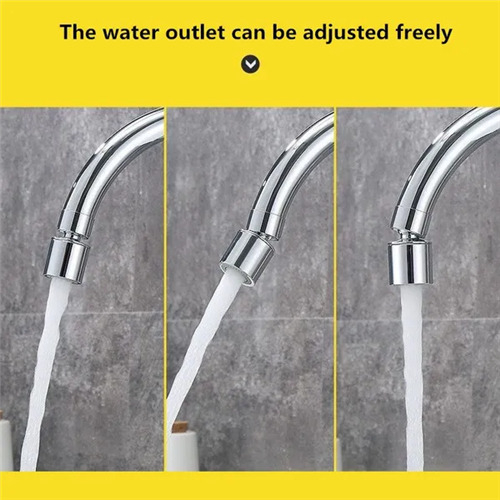 (Black) 360 Degree Filter Bubbler Water Tap Nozzle 2