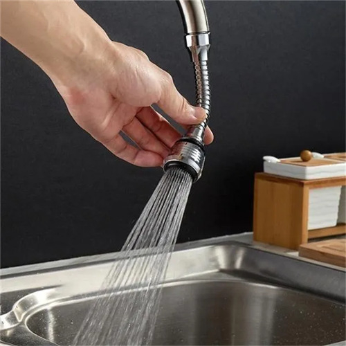 Kitchen Chromed Faucet Bubbler 360-degree Filter Nozzle 2