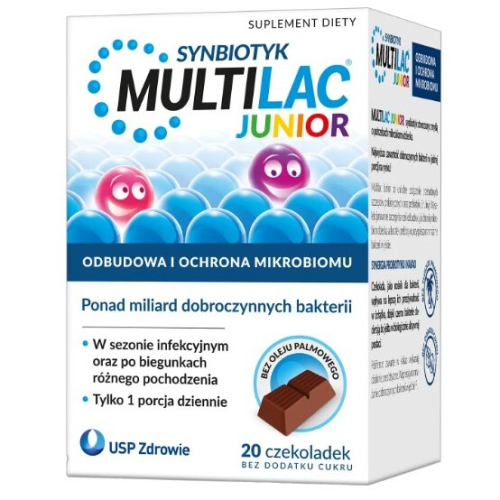 Multilac Junior, czekoladki, 20 szt, chocolates 20 pcs