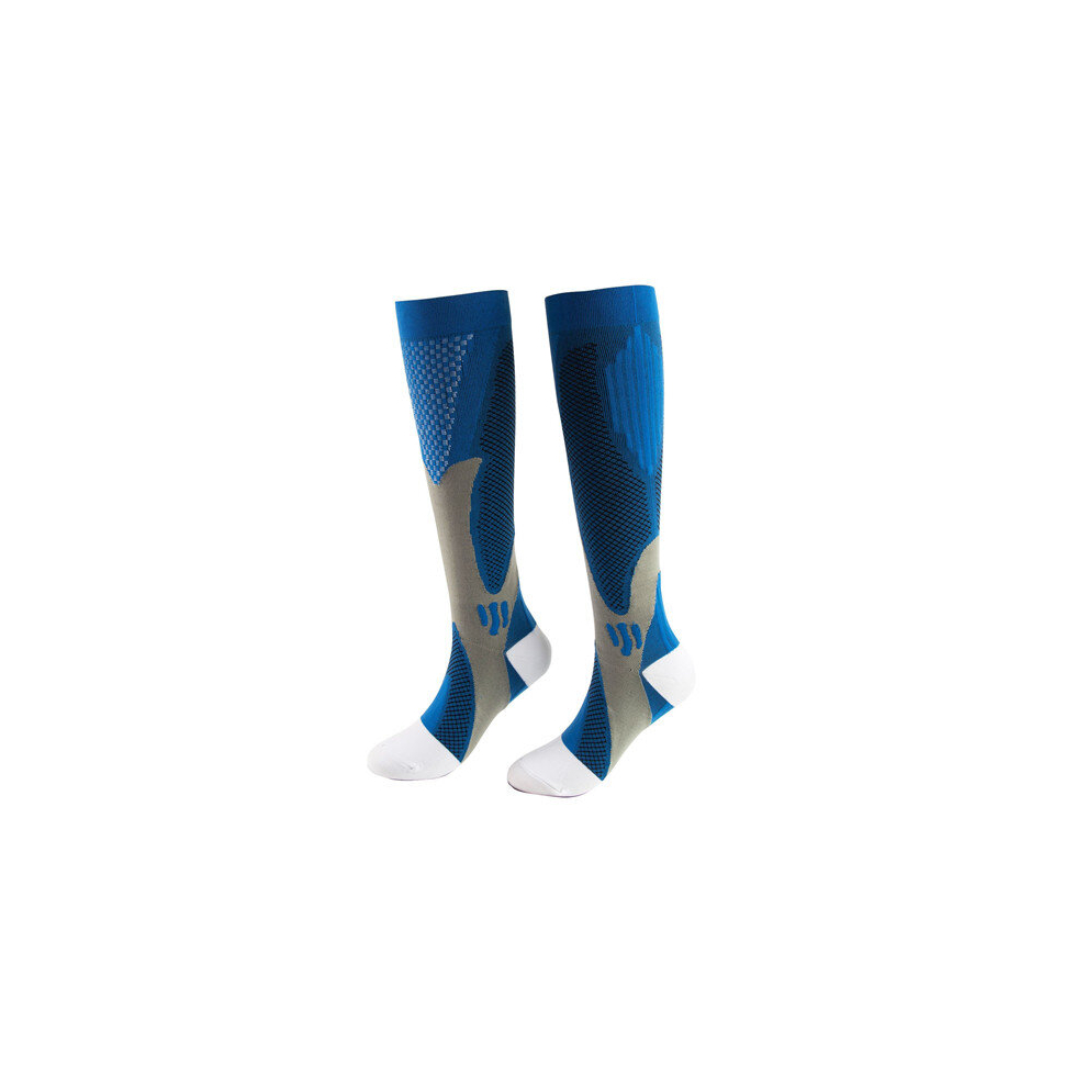 (S/M, Blue) Compression Socks for Men Running Socks