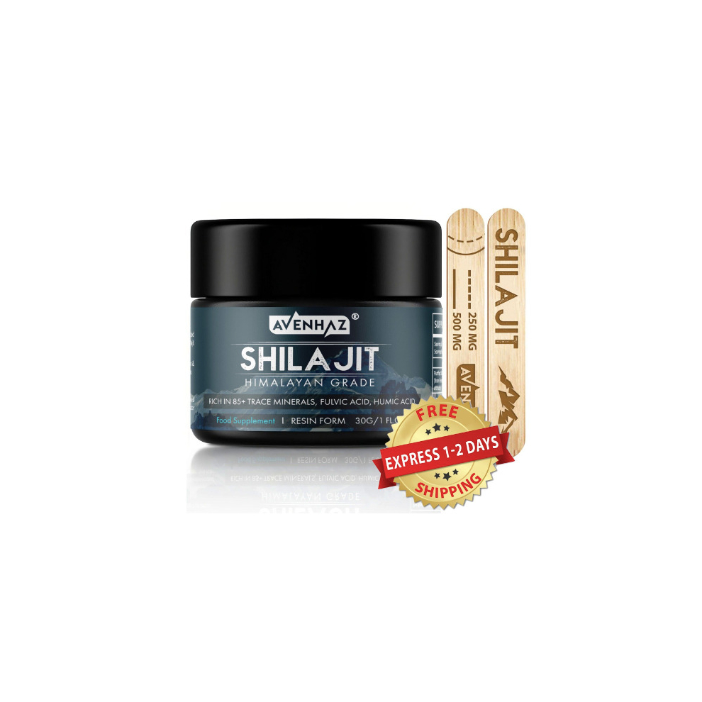 SHILAJIT RESIN, 100% PURE, 30 GRAMS