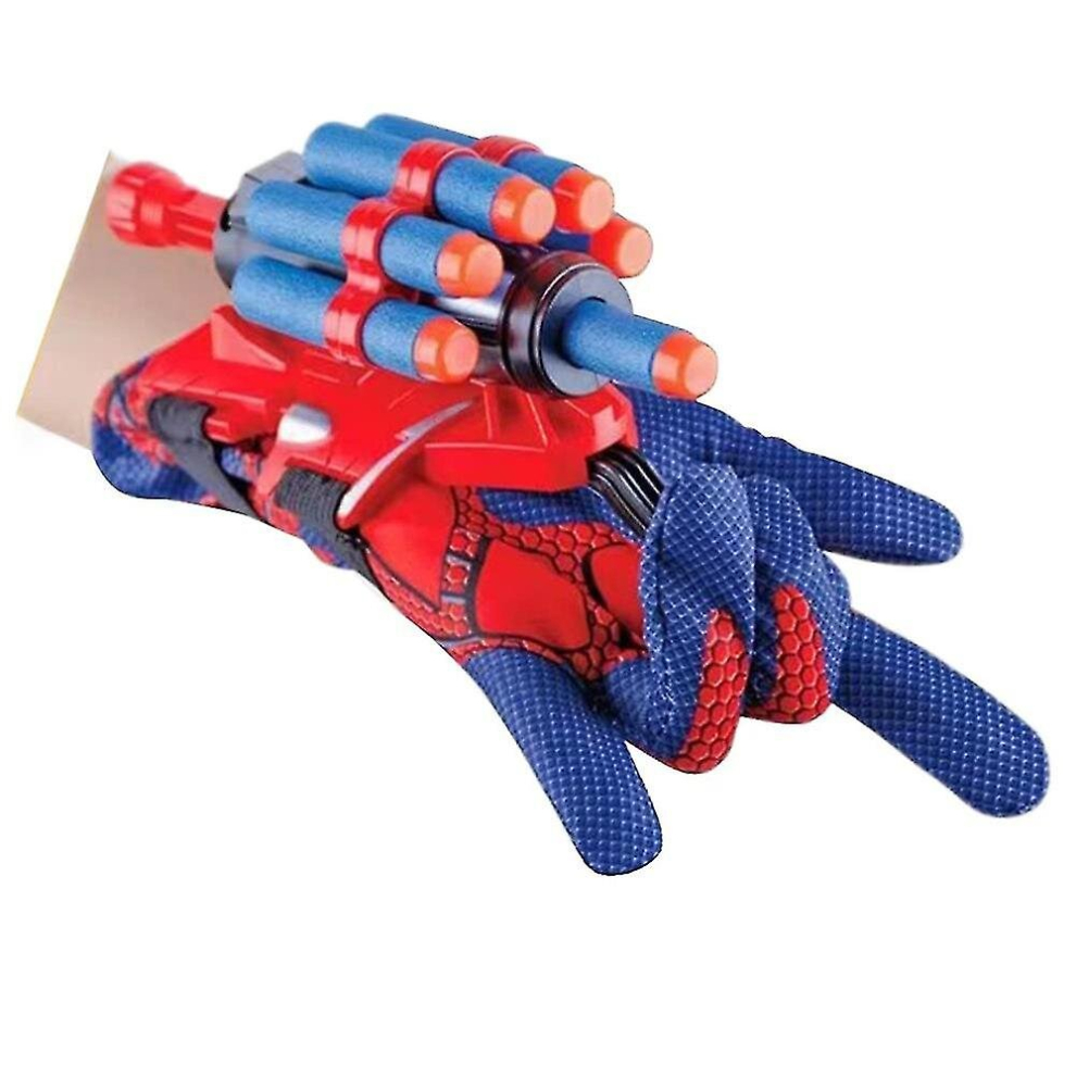 Spiderman Web Shooter Launcher Gloves Spider-men Wrist Ejection Toy Kids Boys Cosplay Prop Gifts