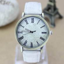 (White) Fashion Quartz Watch Gift for Friend Lovers