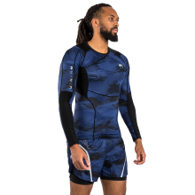 (XX-Large) VENUM ELECTRON 3.0 MMA LONG SLEEVE RASHGUARD - CAMO BLUE