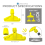 Kentucky Mop Head Holder Clip For Handle Bracket Replacement Yellow 6