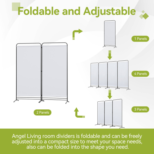 (Natural) Angel Living Room Divider 2 Panels 1