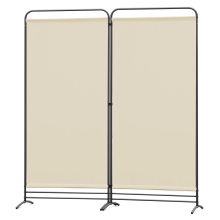 (Beige) Angel Living Room Divider 2 Panels