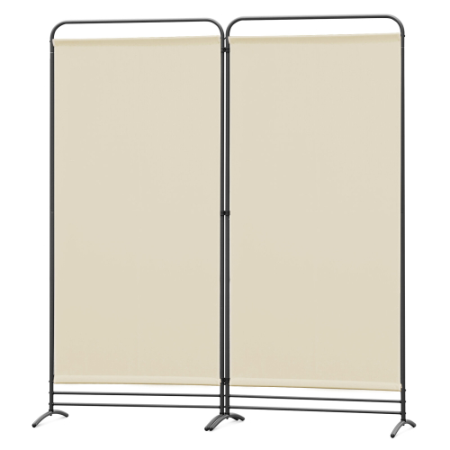 (Beige) Angel Living Room Divider 2 Panels