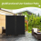 (Black) Angel Living Room Divider 2 Panels 8