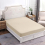 (DOUBLE, CREAM) Extra Deep Fitted Sheet For Single Double King Bed 1