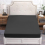 (DOUBLE, CHARCOAL) Extra Deep Fitted Sheet For Single Double King Bed 2