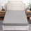 (DOUBLE, GREY) Extra Deep Fitted Sheet For Single Double King Bed 3