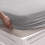 (DOUBLE, GREY) Extra Deep Fitted Sheet For Single Double King Bed 4
