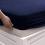 (SINGLE, NAVY) Extra Deep Fitted Sheet For Single Double King Bed 4
