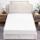 (SINGLE, WHITE) Extra Deep Fitted Sheet For Single Double King Bed 1