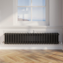Traditional Colosseum Horizontal Triple Bar Column Radiator 300x1460mm Black