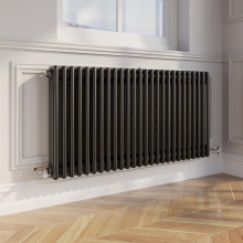 Traditional Colosseum Horizontal Triple Bar Column Radiator 600x1190mm Black