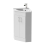 Bathroom Floor Standing Corner Vanity Unit White Gloss Double Door Flat Pack 3