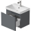 Regis Grey Wall Hung Vanity Unit - 500mm Width 5