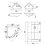 Bathroom Floor Standing Corner Vanity Unit White Gloss Double Door Flat Pack 5