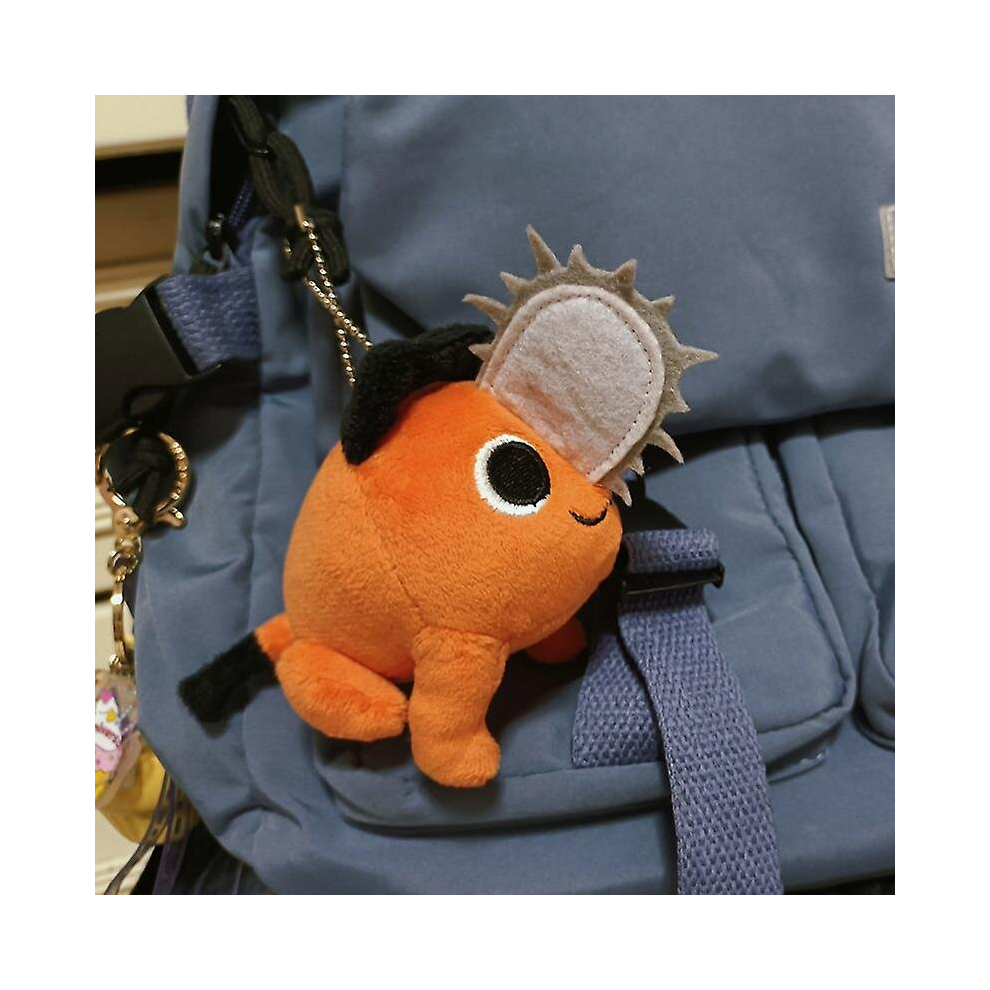 Chainsaw Man Anime Cosplay Pochita Cute Plush Doll Key Chain Stuffed Pendant Toy