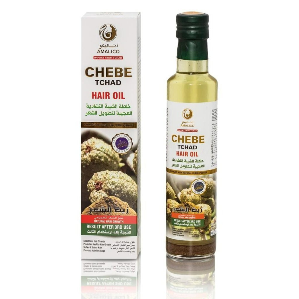 Amilico Chebe Tchad Oil for Hair Growth - Infused With Natural Ingredients for Improved Hair Health - 500ml
