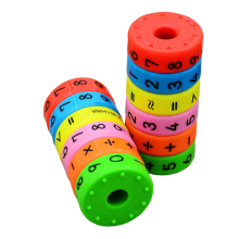 Magnetic Rotating Digital Cube Lightweight Intelligence Arithmetic Puzzles Calculate Ability Training Early Educational Baby Toy for Kids