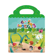 (green) DIY Scene Sticker Eco Friendly Children Activity Sticker Book Handmade Puzzle Toys Kids Gift Scene Sticker for kids