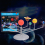 3D DIY Solar System Model Nine Planets Celestial Orbiter Science Experiment Kit Handmade Assembling Early Education Puzzle Toy 6