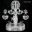(Gemini) Blocks Constellation 3D Crystal Puzzles With LED Lights 41 PCS 12