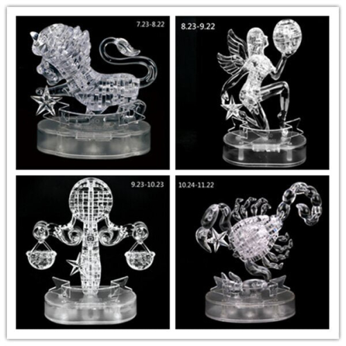 (Gemini) Blocks Constellation 3D Crystal Puzzles With LED Lights 41 PCS 2
