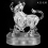 (Gemini) Blocks Constellation 3D Crystal Puzzles With LED Lights 41 PCS 7