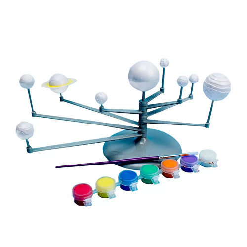3D DIY Solar System Model Nine Planets Celestial Orbiter Science Experiment Kit Handmade Assembling Early Education Puzzle Toy 1