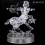 (Gemini) Blocks Constellation 3D Crystal Puzzles With LED Lights 41 PCS 14
