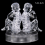 (Gemini) Blocks Constellation 3D Crystal Puzzles With LED Lights 41 PCS 8