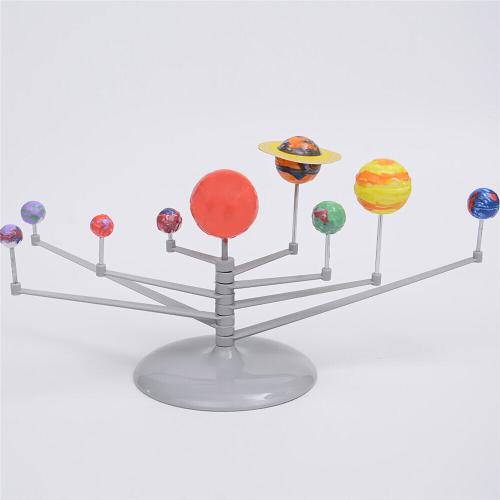 3D DIY Solar System Model Nine Planets Celestial Orbiter Science Experiment Kit Handmade Assembling Early Education Puzzle Toy 2