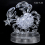 (Gemini) Blocks Constellation 3D Crystal Puzzles With LED Lights 41 PCS 9