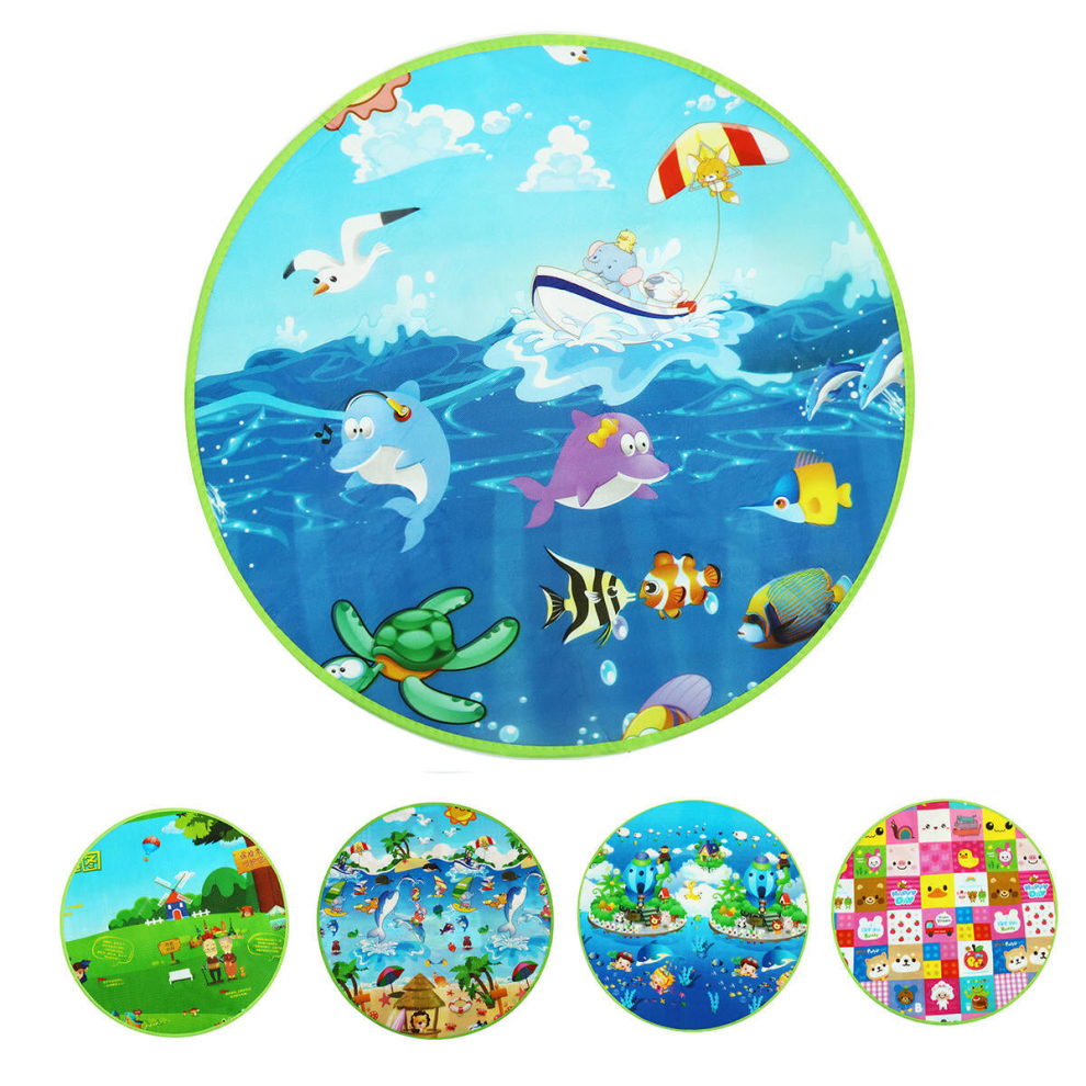 (The diameter of type A is 80cm) 1cm Thick Baby Crawling Play Mat Educational Alphabet Game Rug For Children Puzzle Activity Gym Carpet Eva Foam Kid Toy Floor Mat