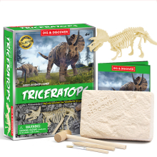 (A) Dinosaur Puzzle Educational Toys Archaeological Excavation Animal Model Dinosaur Skeleton Toy Puzzle Assembly for Kids