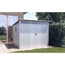 BillyOh Centro II Pent Aluminium Metal Shed 9x8 White