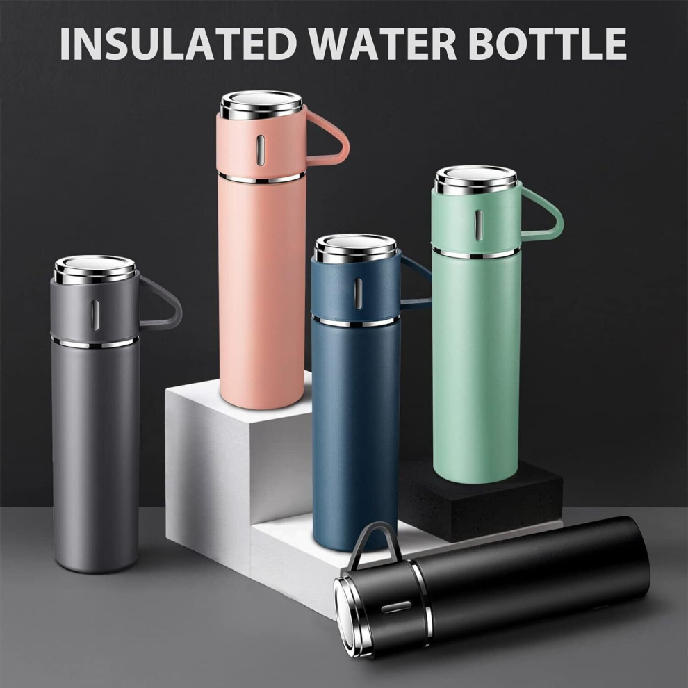 Thermo Stainless Steel Bottle Vacuum Insulated Flask With Cup For Coffee Tea